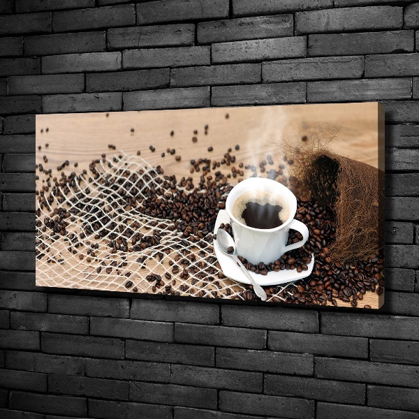 Wandbild Kaffee und Kaffeebohnen