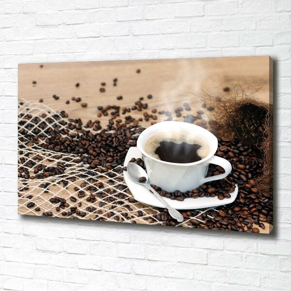 Wandbild Kaffee und Kaffeebohnen