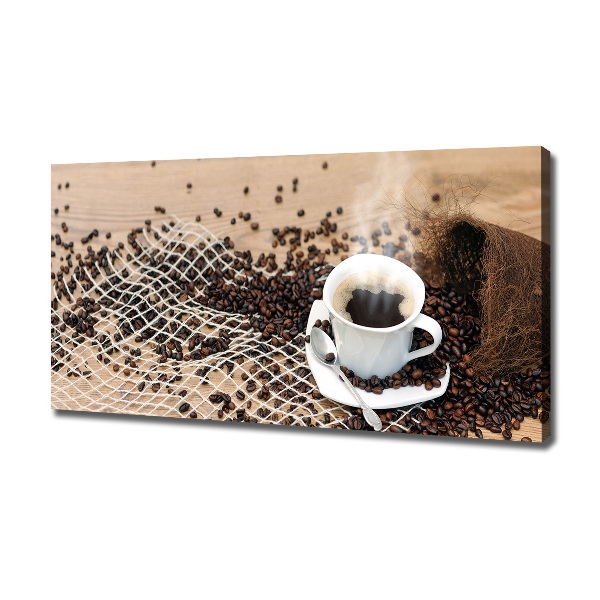 Wandbild Kaffee und Kaffeebohnen