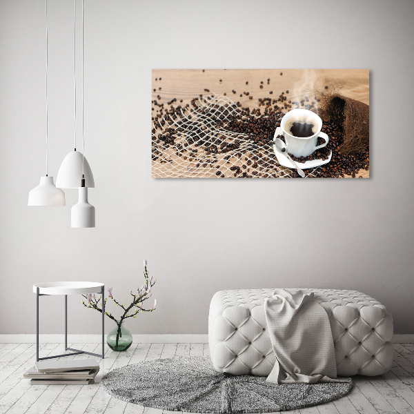 Wandbild Kaffee und Kaffeebohnen