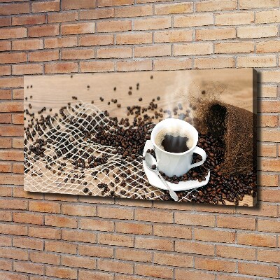 Wandbild Kaffee und Kaffeebohnen