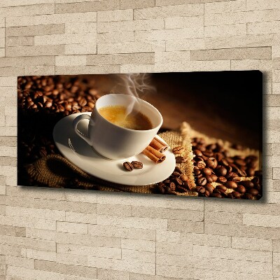 Bild auf leinwand Kaffee in einer Tasse