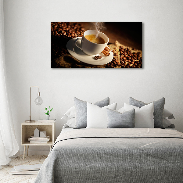 Bild auf leinwand Kaffee in einer Tasse