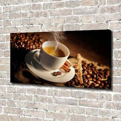 Bild auf leinwand Kaffee in einer Tasse