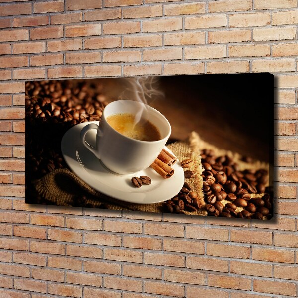 Bild auf leinwand Kaffee in einer Tasse