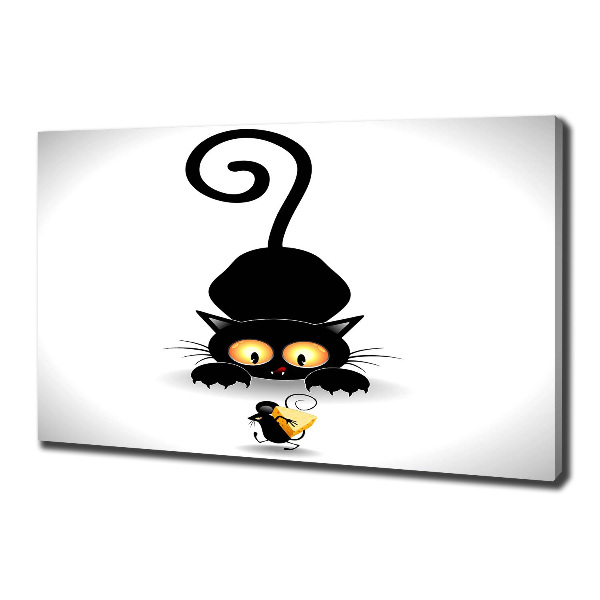 Bild auf leinwand Katz und Maus