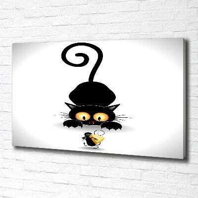 Bild auf leinwand Katz und Maus