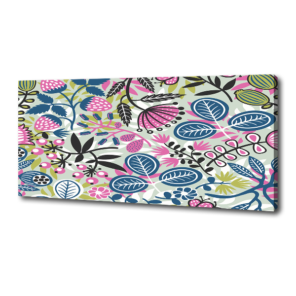 Bild auf leinwand Blumenmuster