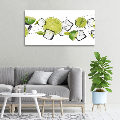 Fotobild Limette mit Eis