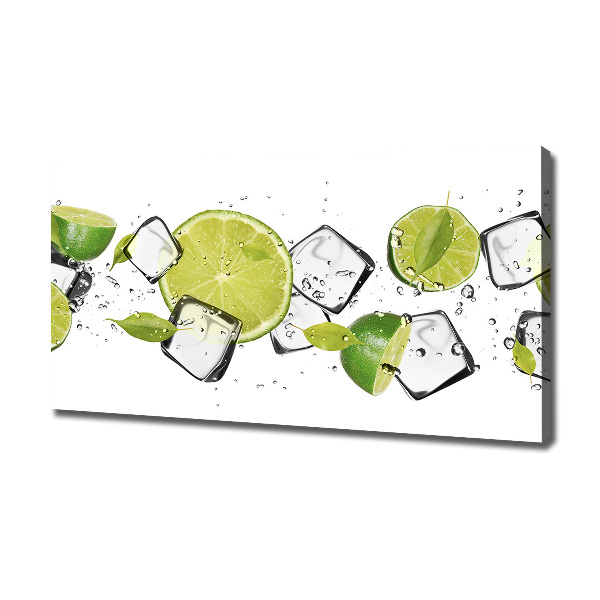 Fotobild Limette mit Eis