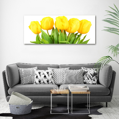 Bild auf leinwand Gelbe Tulpen
