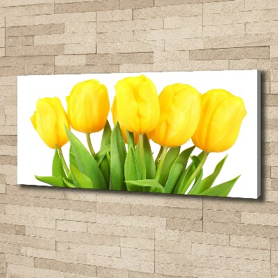 Bild auf leinwand Gelbe Tulpen