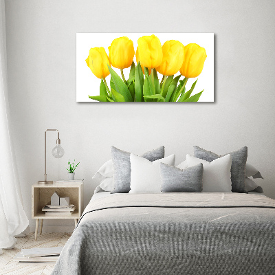 Bild auf leinwand Gelbe Tulpen