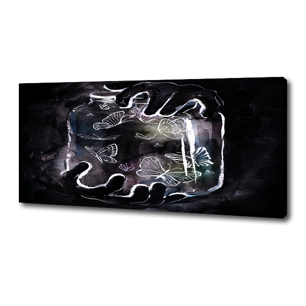 Wandbild Schmetterlinge im Glas