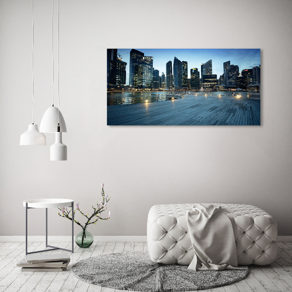 Fotobild Singapur bei Nacht