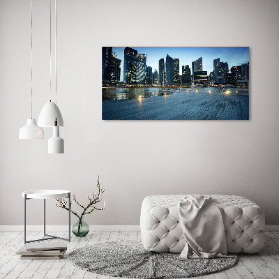 Fotobild Singapur bei Nacht