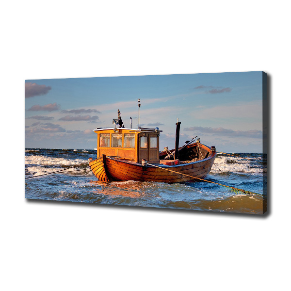 Wandbild Fischerboot