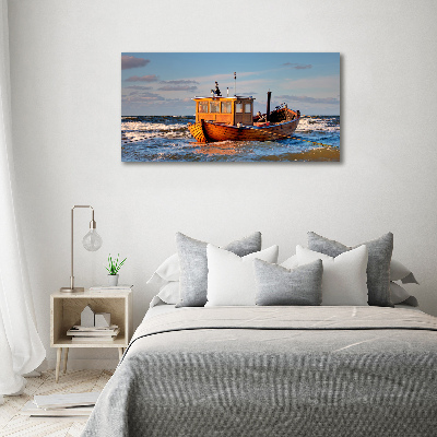 Wandbild Fischerboot