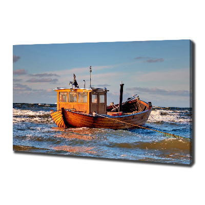 Wandbild Fischerboot