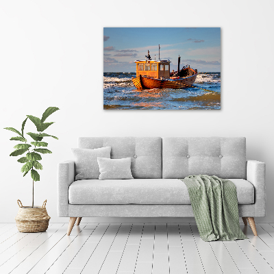 Wandbild Fischerboot