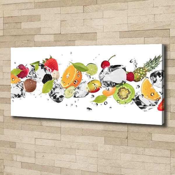 Bild auf leinwand Obst und Wasser