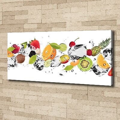 Bild auf leinwand Obst und Wasser