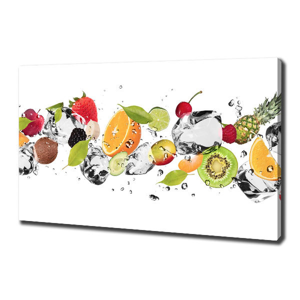 Bild auf leinwand Obst und Wasser