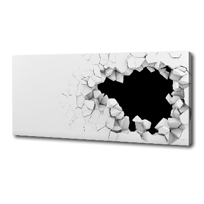 Wandbild Loch in der Wand