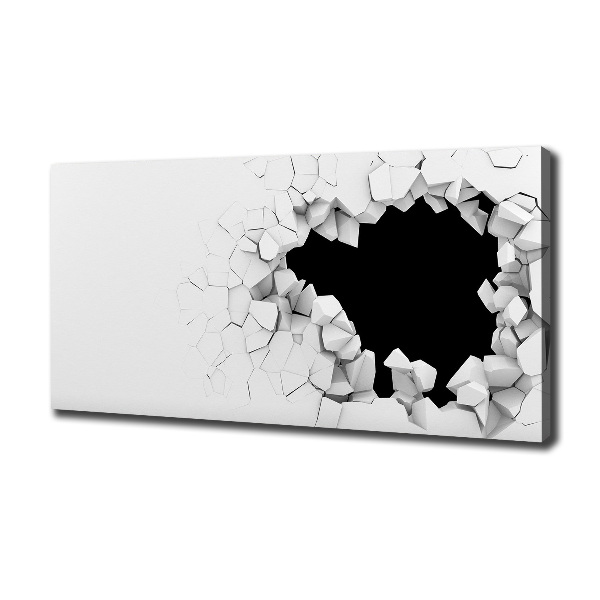 Wandbild Loch in der Wand