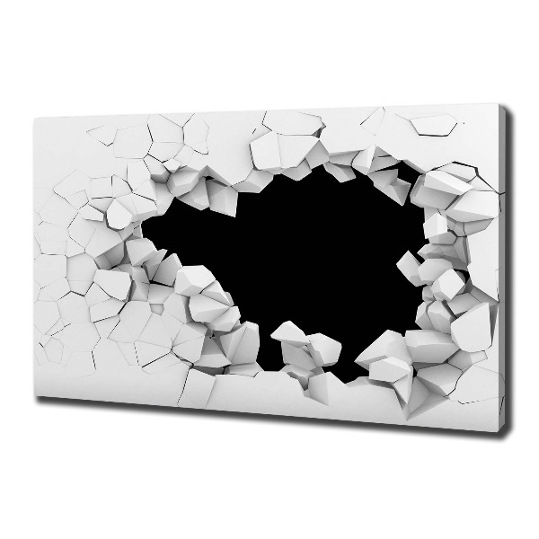 Wandbild Loch in der Wand