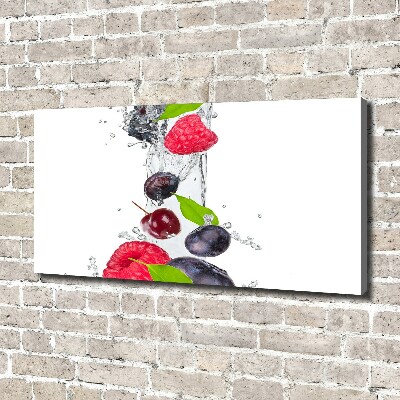 Bild auf leinwand Obst und Wasser