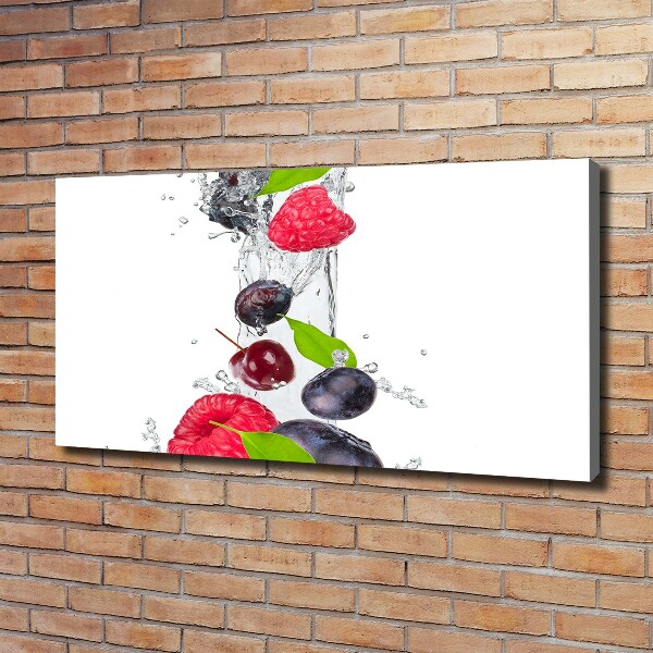 Bild auf leinwand Obst und Wasser