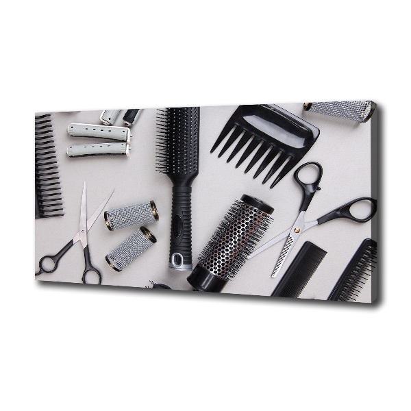 Wandbild Friseurwerkzeuge