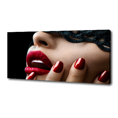 Wandbild Spitzenmaske