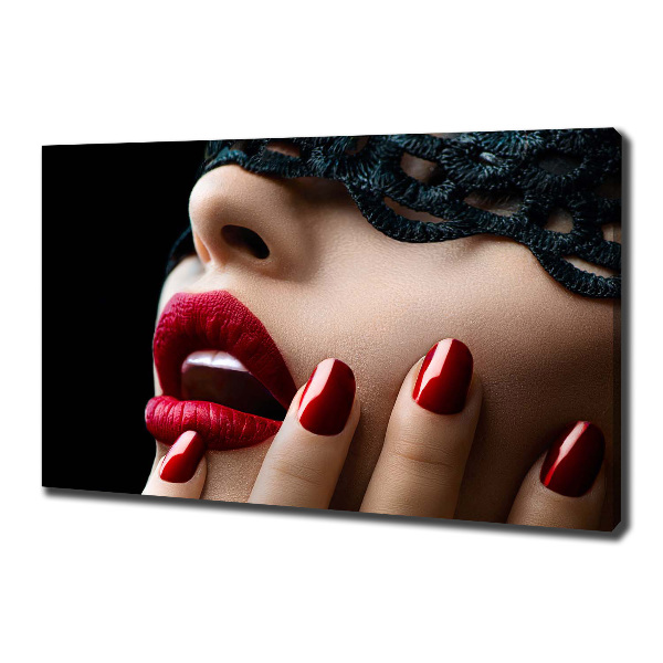 Wandbild Spitzenmaske