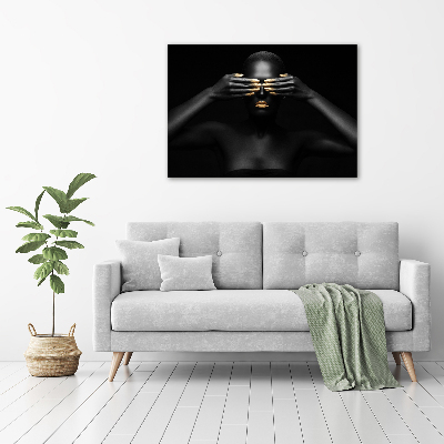 Fotobild Frau in Schwarz