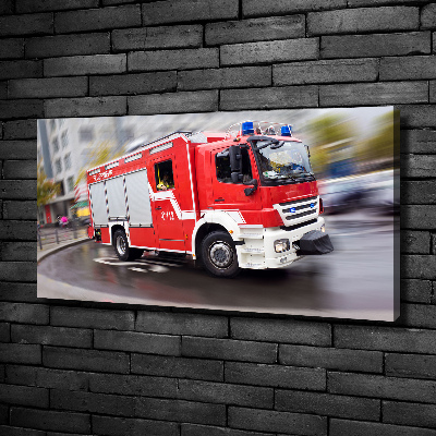 Bild auf leinwand Feuerwehrwagen