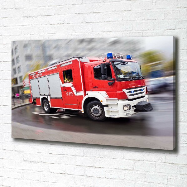 Bild auf leinwand Feuerwehrwagen