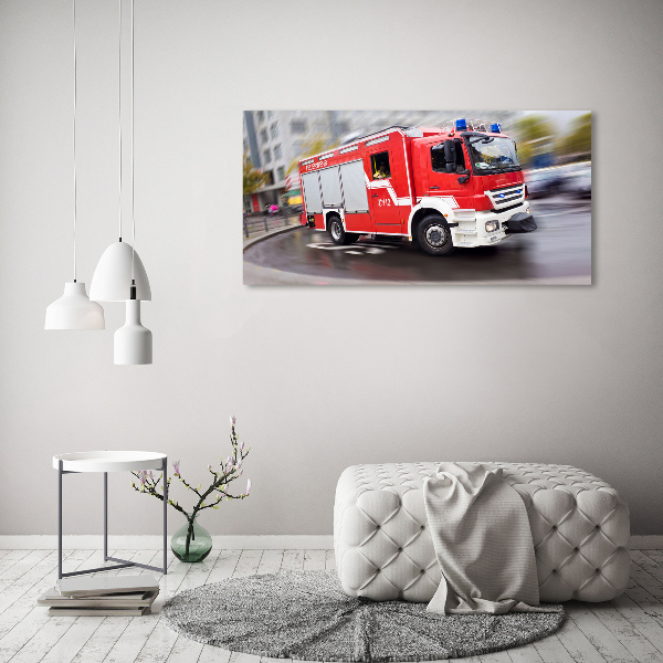 Bild auf leinwand Feuerwehrwagen