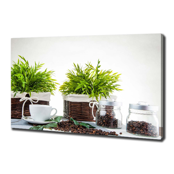 Wandbild Kaffeehaus-Thema