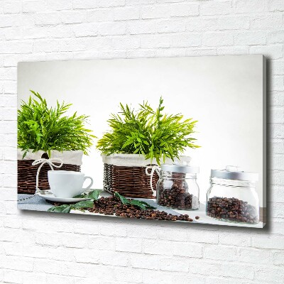 Wandbild Kaffeehaus-Thema