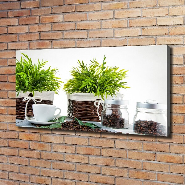 Wandbild Kaffeehaus-Thema