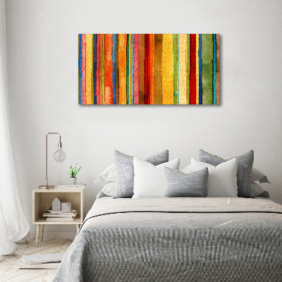 Wandbild Bunte Streifen