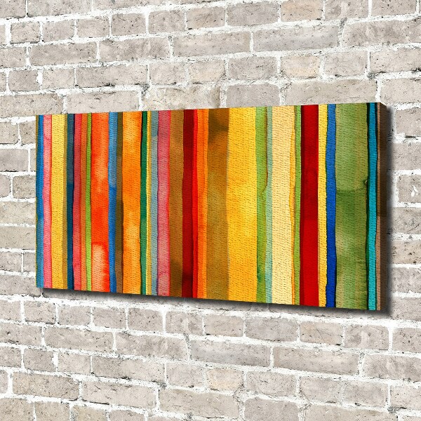 Wandbild Bunte Streifen