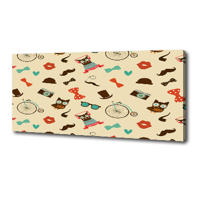 Fotobild Hipster-Eulen