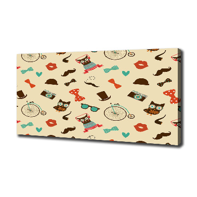 Fotobild Hipster-Eulen