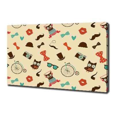 Fotobild Hipster-Eulen