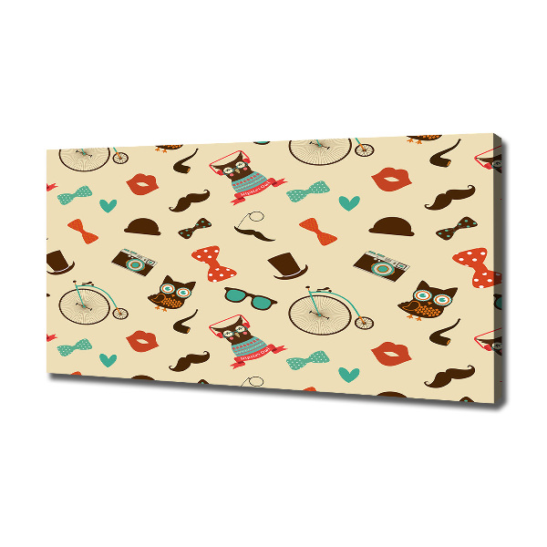 Fotobild Hipster-Eulen