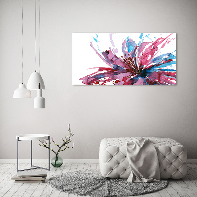 Bild auf leinwand Abstrakte Blume