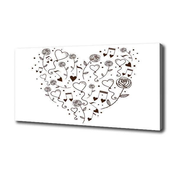 Bild auf leinwand Herz